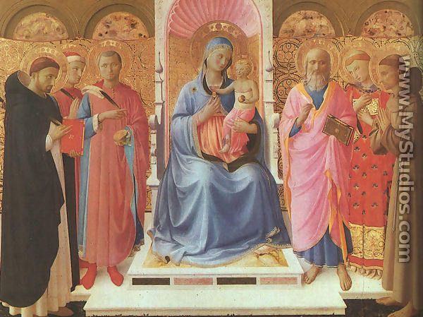 Annalena Altarpiece (Pala di Annalena) - Angelico Fra
