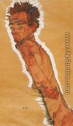 Self-Portrait Nude - Egon Schiele