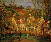 Red Roofs, a Corner of the Village in Winter - Camille Pissarro