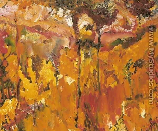 Trees in Sun, Cyprus - David Bomberg