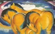 Small Yellow Horses - Franz Marc