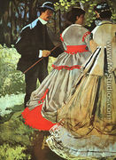 Le Dejeuner sur l'Herbe (The Picnic)  detail 1865 - Claude Oscar Monet