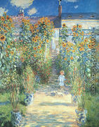 The Artist's Garden at Vetheuil  1880 - Claude Oscar Monet