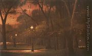 Park Monceau at Night (A Parc Monceau ejjel)  1895 - Mihaly Munkacsy