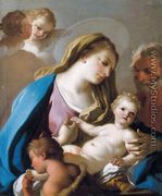 Holy Family with the Infant St John The Baptist 1760s - Francesco de Mura