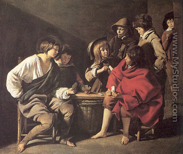 The Young Card Players 1650 - Le Nain Brothers