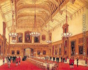 The Waterloo Chamber, Windsor Castle 1848 - Joseph Nash