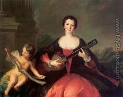 Louise-Anne de Bourbon-Conde, called Mlle. de Charolais 1731 - Jean-Marc Nattier