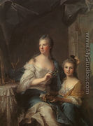 Madame Marsollier and her Daughter 1749 - Jean-Marc Nattier