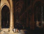 Interior of Antwerp Cathedral at Night 1638 - Peeter, the Elder Neeffs
