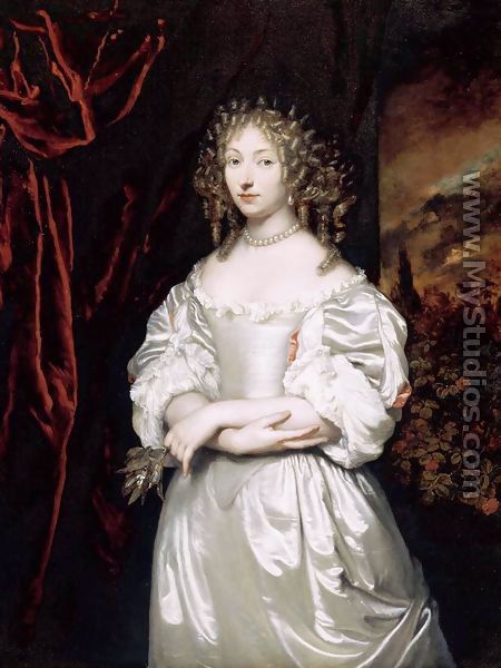 Portrait of Suzanna Huygens 1667-69 - Caspar Netscher