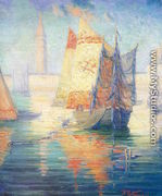 Golden Hour in Venice 1895 - Willie Betty  Newman