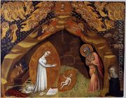 St Bridget and the Vision of the Nativity after 1372 - Niccolo Di Tommaso