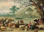 Landscape with Amorous Shepherds 1630 - Willem van, the Younger Nieulandt