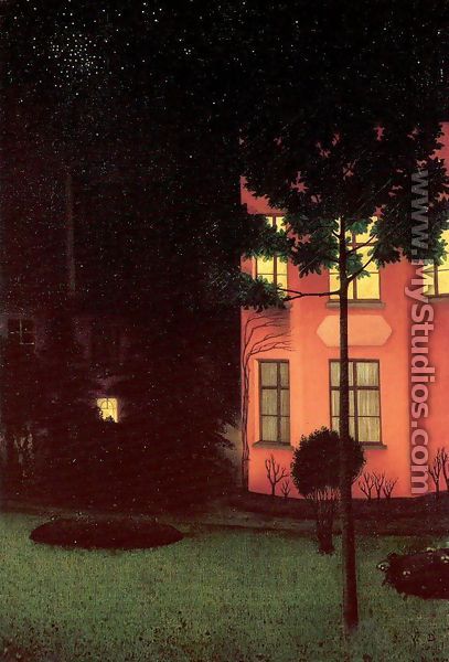 The Shuttered House 1892 - William Degouve de Nuncques