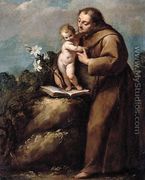 St Anthony of Padua and the Infant Christ - Carlo Francesco Nuvolone
