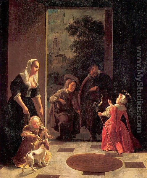 Itinerant Musicians 1660-65 - Jacob Ochtervelt