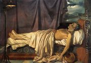 Lord Byron on his Death-bed c. 1826 - Joseph-Denis Odevaere