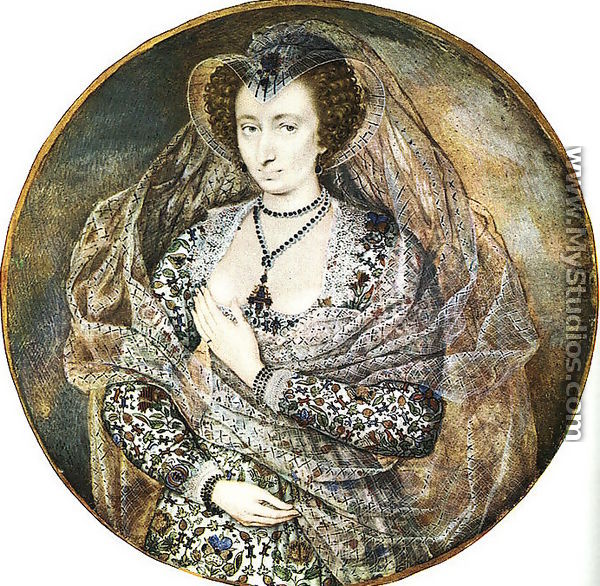 An Unidentified Lady  1605 - Isaac Oliver