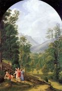 Landscape near Berchtesgaden 1817 - Johann Heinrich Ferdinand Olivier