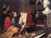 The Artist's Studio 1666 - Jacob van, the Elder Oost