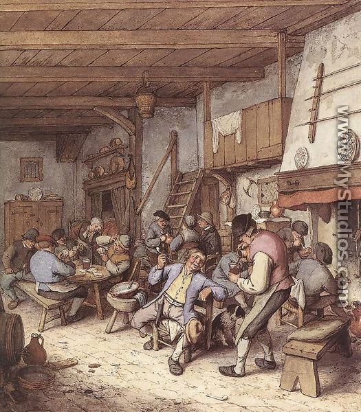 Tavern Interior 1680 - Adriaen Jansz. Van Ostade