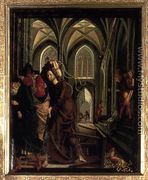 St Wolfgang Altarpiece- Purification of the Temple (2) 1479-81 - Michael Pacher