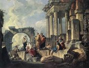 Apostle Paul Preaching on the Ruins 1744 - Giovanni Paolo Pannini