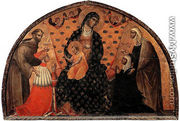 Doge Francesco Dandolo and his Wife Presented to the Madonna 1339 - Paolo Veneziano