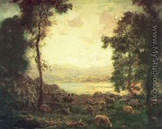 Landscape with Sheep Grazing 1885-89 - Arthur Parton