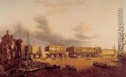 View of Old London Bridge as it was in 1747 - John Paul