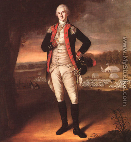 Portrait of Walter Stewart  1781 - Charles Willson Peale