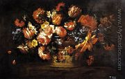 Basket of Flowers 1675-85 - Bartolome Perez