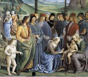 Moses's Journey into Egypt and the Circumcision of His Son Eliezer (detail-3) c. 1482 - Pietro Vannucci Perugino