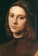 Portrait of a Young Man (detail) 1495 - Pietro Vannucci Perugino