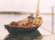 Man in a Boat - William Lamb Picknell