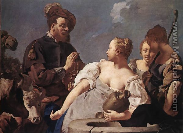 Rebecca at the Well c. 1740 - Giovanni Battista Piazzetta