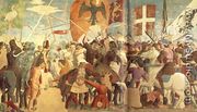 Battle between Heraclius and Chosroes (left view) c. 1460 - Piero della Francesca