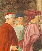 Meeting of Solomon and the Queen of Sheba (detail-3) c. 1452 - Piero della Francesca