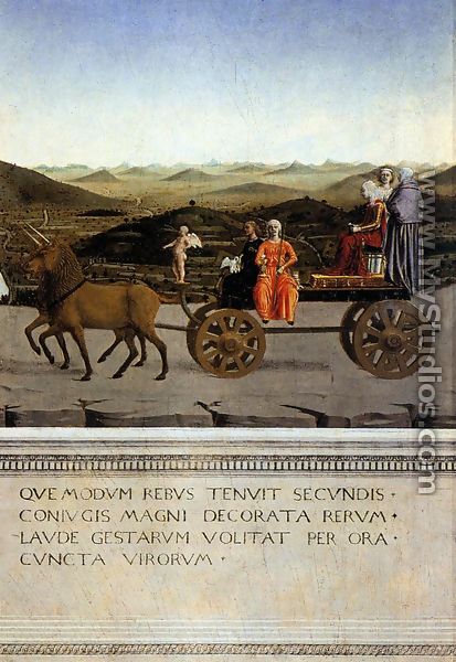 Triumph of Battista Sforza 1465-66 - Piero della Francesca