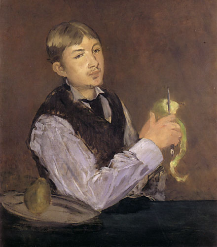 Manet, Young Man Peeling a Pear
