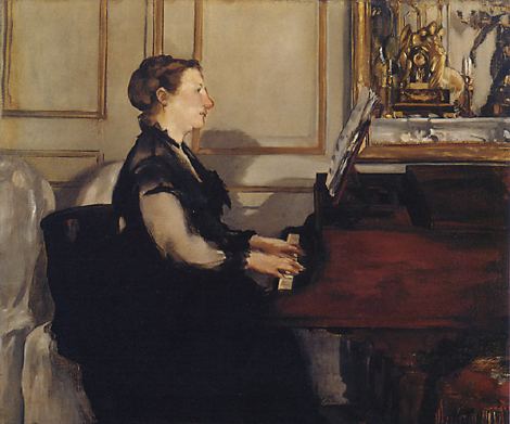 Mme Manet at the Piano