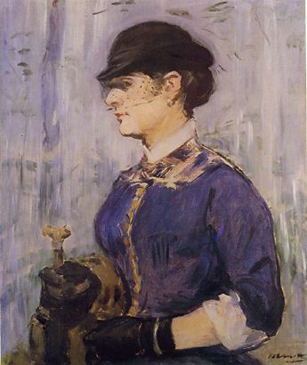 Young Woman in a Round Hat