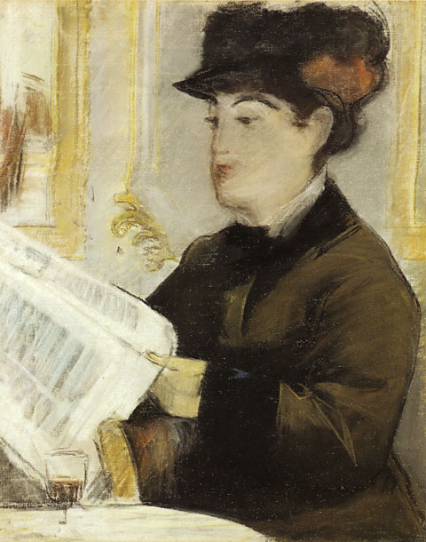 MANET, Woman Reading