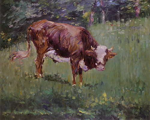 MANET, Young Bull in a Field