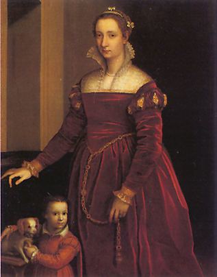 Anguissola, Potrait of Lady & Dog