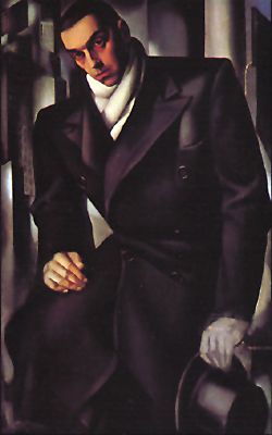 Lempicka, Man in Overcoat