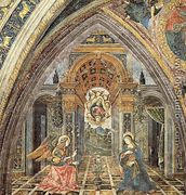 The Annunciation - Bernardino di Betto (Pinturicchio)