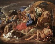 Helios and Phaeton with Saturn and the Four Seasons c. 1635 - Nicolas Poussin