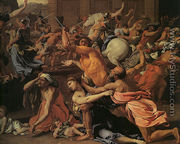 The Rape of the Sabine Women (detail) - Nicolas Poussin